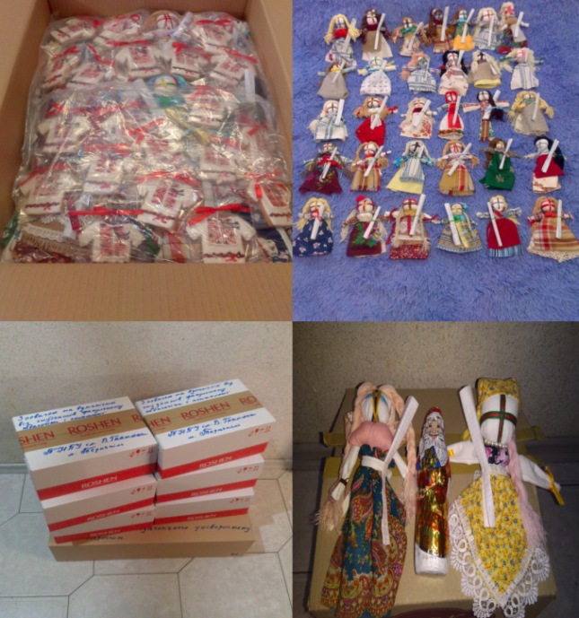 .Гостинці для бійців від студентів